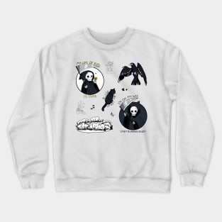 cute halloween stickers pack (get in medium and large) Crewneck Sweatshirt